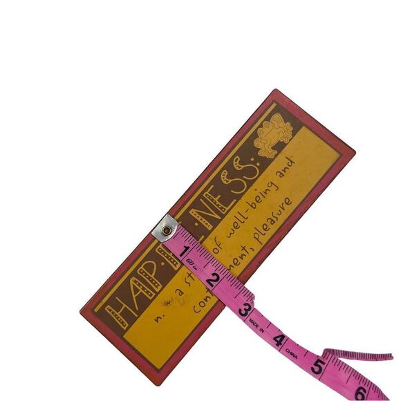 10/$25🦋 New Creative Enterprises HAPPINESS Definition Tin Wall Plaque - Picture 6 of 7